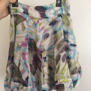 Leifsdottir bright colorful skirt sz 0